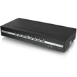 IOGEAR 8-Port Dual View DISPLAYPORT PP4.0 Secure KVM Switch W/Audio, CAC, TAA