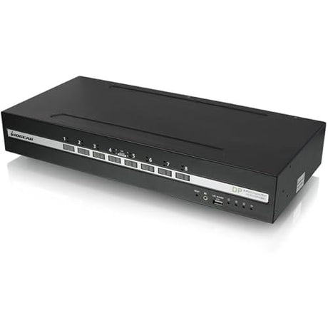 IOGEAR 8-Port Dual View DISPLAYPORT PP4.0 Secure KVM Switch W/Audio, CAC, TAA