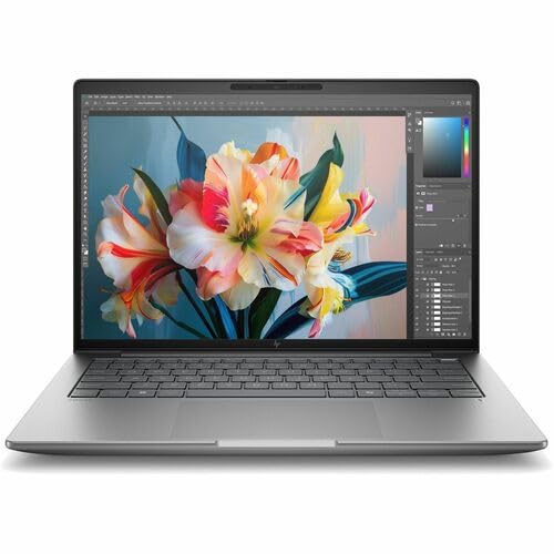 HP ZBook 8 G1i 14 Mobile Workstation - WUXGA - Intel Core Ultra 7 265H - vPro Technology - 16 GB - 512 GB SSD - Meteor Silver - Intel Chip - 1920 x 1200 - Windows 11 Pro - Intel Arc 140T GPU - Front