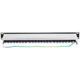 TRENDnet 16-Port Cat6A Shielded Patch Panel, TC-P16C6AS, 1U 19 Metal Housing, 10G Ready, Cat5e/Cat6/Cat6A Ethernet Cable Compatible, Cable Management, Color-coded Labeling for T568A and T568B wiring 16 Port Cat6A