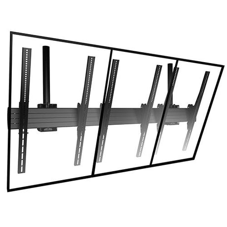 Chief LCM3X1UP-FUSION Large Ceiling Mounted 3 x 1 Portrait Menu Board