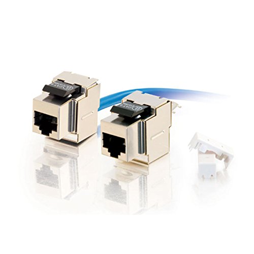 C2G / Cables to Go 35217 Cat6 Shielded 90º Keystone Jacks