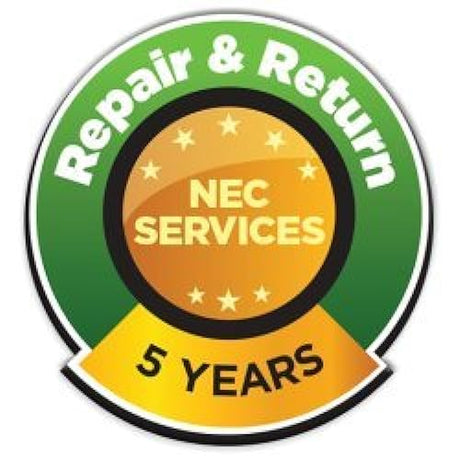 Nec Extwarr, Monitors Less Than 60 Inch 5yr Depot Return With 2-Day Freight. Ap EXTWRMN-5Y-10