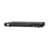 Tripp Lite 16-Port 4K HDMI KVM Switch, 2 USB 3.2 Peripheral Sharing for Keyboard & Mouse, 4K @ 60 Hz - Windows, Mac and Linux Compatible - 1U Rack-Mount, 3-Year Warranty (B024-H4U16) HDMI 16-Ports