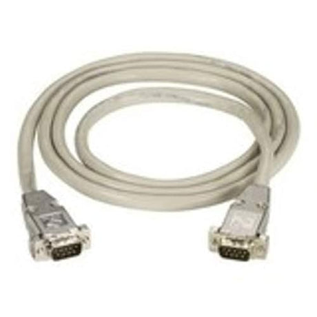 Black Box Corporation 50-FT RS232 SHIELDED CABLE METAL HOOD DB9 MALE/MALE
