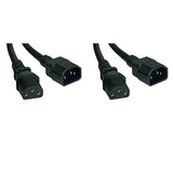 Tripp Lite Standard Computer Power Extension Cord Lead Cable, 10A P004-002