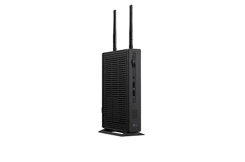 LG CL600N-6N Electronics Quad-core Processor Thin Client Box (Matt Black, Texture)