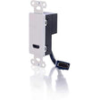 C2G 41042 HDMI Pass Through Decorative Wall Plate, Aluminum