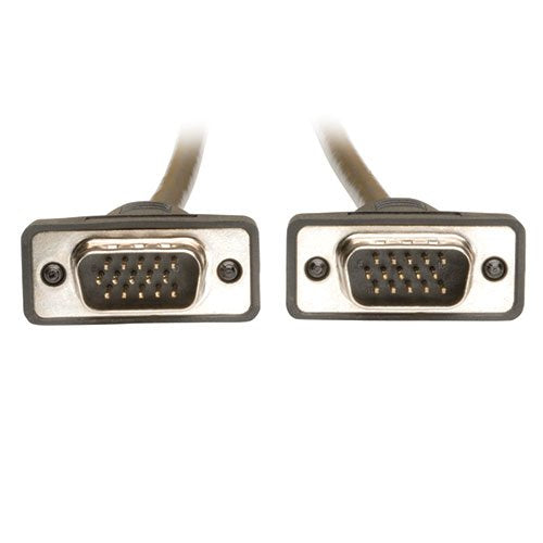 Tripp Lite P502-025-SM Low Profile VGA RGB HD15 M/M 25-Feet Coaxial Monitor Cable Black