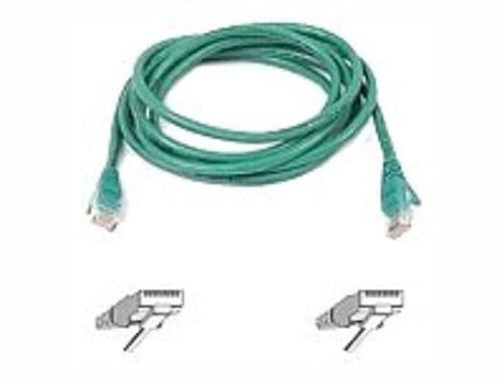 Belkin A3L791-10-GRN-S CAT5E Patch Cord Snagless, Green- 10ft 10-Foot Green