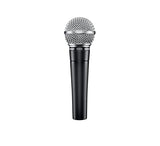 Shure SM58 Professional Dynamic Vocal Microphone with 25-Foot XLR Cable – Cardioid Mic for Live Performance, Studio Recording, Podcasting & Streaming (SM58-CN), Black & Silver Cable Included
