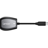 Lexar Professional USB 3.2 Type-C Dual-Slot Reader, Supports SD and microSD UHS-II Cards, Up to 312MB/s Read (LRW470U-RNHNU)