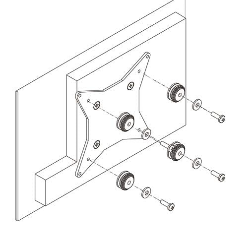 Chief Mfg.VESA Hardware Mount Black (FSB4073)