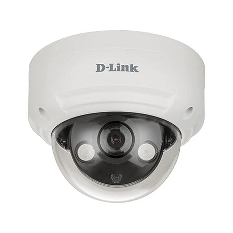 D-Link Vigilance 4 Outdoor PoE Dome Security Camera, H.265, IP66, IK10, Motion Detection & Night Vision, Business Home Surveillance Network System (DCS-4614EK)