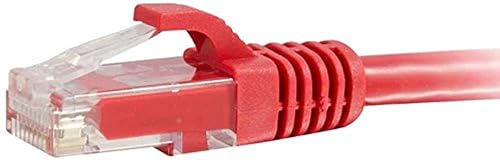 C2G/Cables to Go 27183 Cat6 Snagless Unshielded (UTP) Network Patch Cable, Red (10 Feet/3.04 Meters) UTP 10 Feet/ 3.04 Meters Red