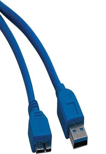 Tripp Lite U326-010 10 -Feet USB 3.0 Super Speed 5Gbps A to Micro B Device Cable (Blue) 10 feet