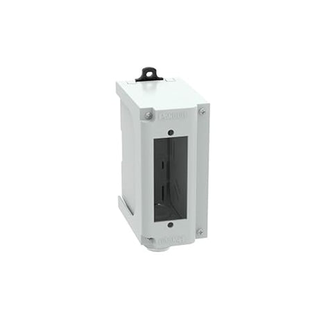 Panduit Industrial Net Cable Management Enclosure, DIN Rail Mount, 5.9 x 2.6 x 4.6, Gray