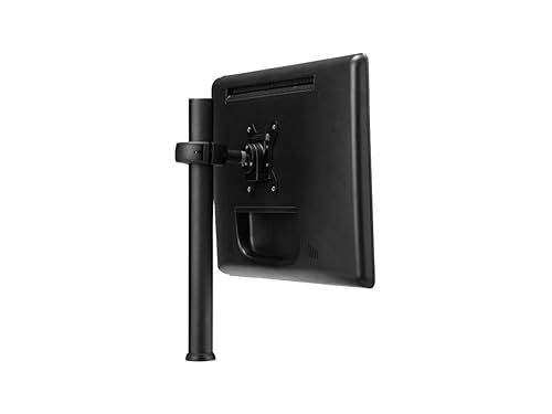 Atdec 16.5IN Pole Desk Mount with ONE Display Head - Loads UP to 26.5LB - VESA 7