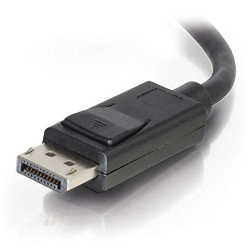 C2G 54424 DisplayPort Cable with Latches M/M, 8K UHD Compatible - Digital Audio Video, Black (20 Feet, 6.09 Meters) Male to Male Cable 20 Feet