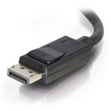 C2G 54424 DisplayPort Cable with Latches M/M, 8K UHD Compatible - Digital Audio Video, Black (20 Feet, 6.09 Meters) Male to Male Cable 20 Feet