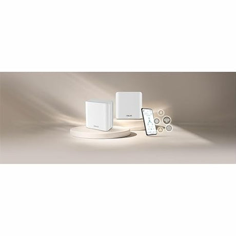 ASUS ZenWiFi BD4 Dual-Band WiFi 7 Mesh, 3600 Mbps, 6500 sq.ft. (3pk), Dual 2.5G Ports, Security and Parental Controls Included, Smart Home Master SSIDs BD5W-3-PK