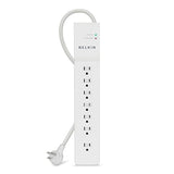 Belkin 7-Outlet Commercial Power Strip Surge Protector with 6-Foot Power Cord, 750 Joules (BE107000-06-CM) 6' 7-Outlet Power Strip