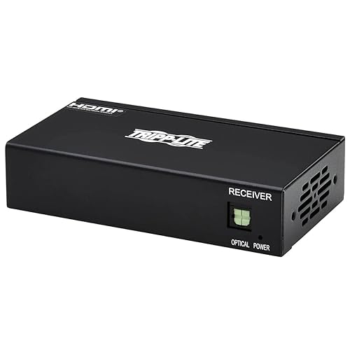 Tripp Lite HDMI Over Ethernet Cat6 Receiver - Up to 230 feet or 70.1 Meters - 4K 60Hz Video, HDR, 4:4:4, PoC, HDCP 2.2, TAA Compliant (B127A-1A0-BH)