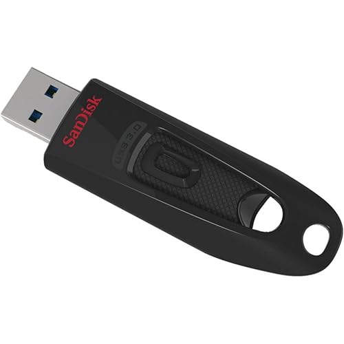 Sandisk Ultra USB Flash Drive, 256 GB, Black (SDCZ48-256G-A46)