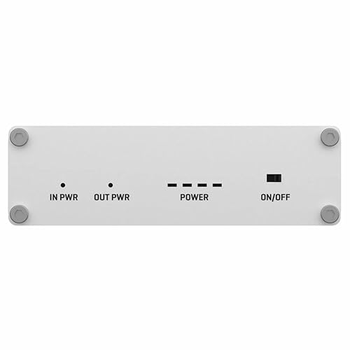 Teltonika BAT120000100 Model BAT120 Uninterrupted Power Supply; 24W US PSU 4-pin Connector; Overvoltage and Reverse Polarity Protection; Aluminum Housing; 2300 mAh Battery Capacity; for up to 6 Hours