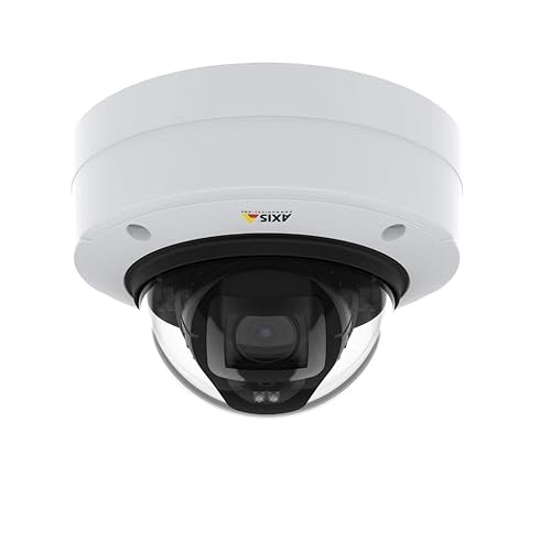 AXIS Outdoor Security Camera - High Definition, Weatherproof, Night Vision, Motion Detection, Remote Access