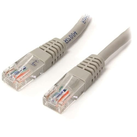 StarTech.com Cat5e Ethernet Cable - 6 ft - Gray - Patch Cable - Molded Cat5e Cable - Short Network Cable - Ethernet Cord - Cat 5e Cable - 6ft (M45PATCH6GR) 6 ft / 2m Grey