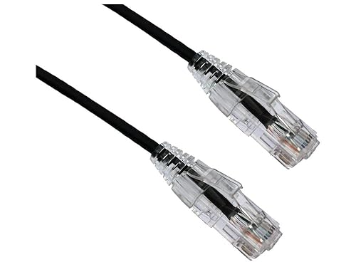 Axiom Memory Solutionlc 4ft Cat6 Bendnflex Ultra-Thin SNAGLESS Patch Cable 550MHz (Black)