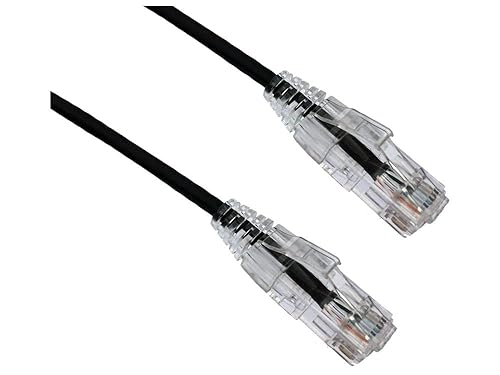 Axiom 15ft Cat6 Bendnflex Ultra-Thin Snagless Patch Cable 550MHz (Black)