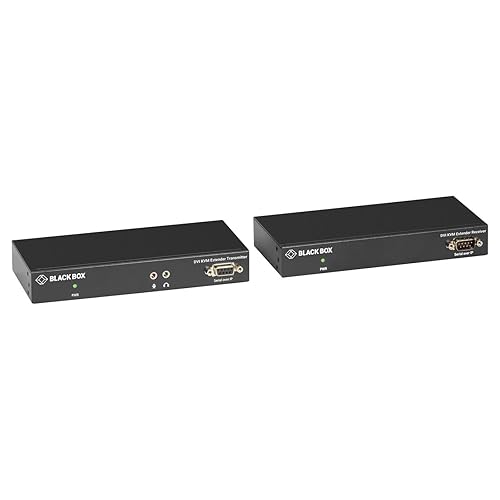 Black Box Network - KVXLC-100-R2 KVXLC-100-R2 KVM Extender - 1 Computer(s) - 1 Local User(s) - 1 Remote User(s) - 330 ft Range - 1920 x 1200 Maximum Video Resolution - 2 x Network (RJ-45)