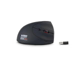 Ergonomic Wireless Laser Mouse 4 Buttons 2.4 GHz, Black/Gray (EMR20UF)