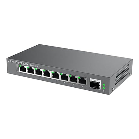 GRANDSTREAM GWN7701M Unmanaged Switch 2.5G MultiGigabit, 8X 2.5GbE RJ45 Ports, 1 x SFP+, Metal Housing, 12V/1A PSU Brand