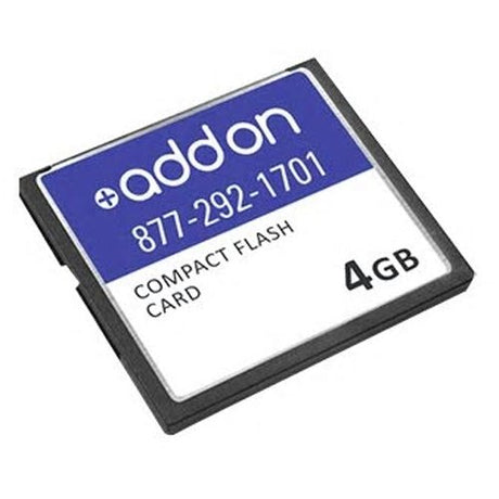 Cisco AddOn Factory Approved 4GB CompactFlash Card F/Cisco MEM-CF-256U4GB-AO