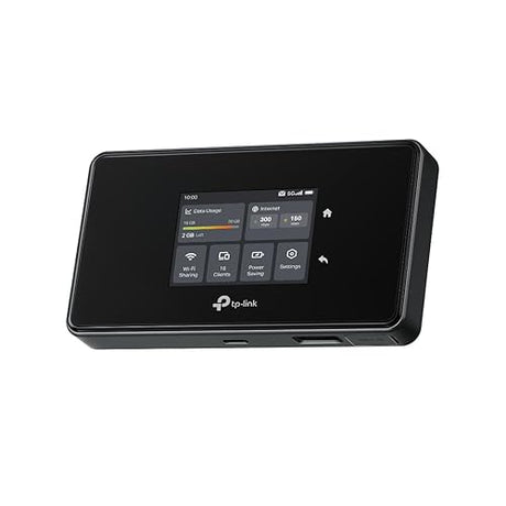 TP-Link 5G Mobile WiFi Hotspot (M8550) – WiFi 6E AXE3600, 5G/4G LTE, Tri-Band, Touchscreen, 2.5Gbps LAN/WAN Port, Up to 32 Devices, 4680mAh Battery, USB-C, microSD Slot, Unlocked WiFi 6E | AXE36005G | Mobile WiFi Hotspot