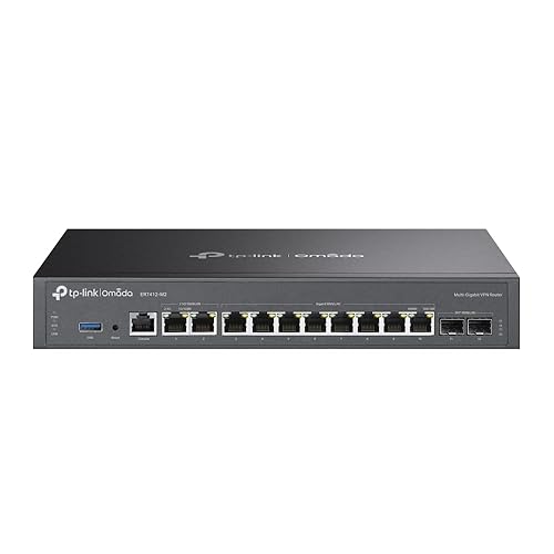 TP-Link Omada ER7412-M2 Multi-Gigabit VPN Router | Quad-core | 2X 2.5G Ports | 1x USB 3.0 Port