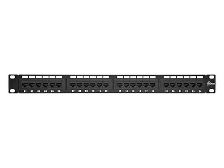 Monoprice Patch Panel (568A/B Compatible) Cat6 1U 24