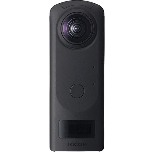 Ricoh Theta Z1 51GB Black 360° Camera, Two 1.0-inch Back-Illuminated CMOS sensors, Increased 51GB Internal Memory, 23MP Images, 4K Video with Image stabilization, HDR, High-Speed Wireless Transfer