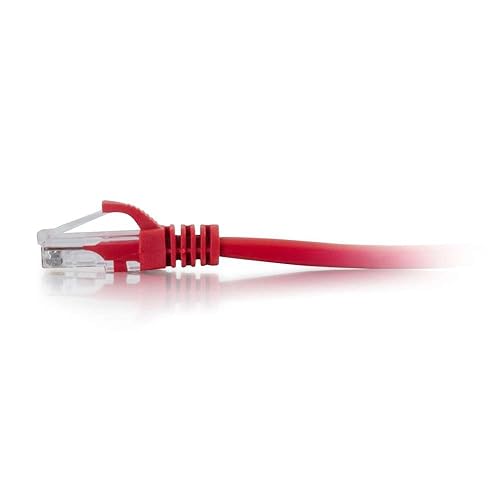 C2G 03999 Cat6 Cable - Snagless Unshielded Ethernet Network Patch Cable, Red (4 Feet. 1.22 Meters) 4 Feet/ 1.22 Meters Red