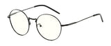 GUNNAR - Premium Gaming & Computer Blue Light Blocking Glasses for Men & Women - Digital Eye Strain Protection - Ellipse Black Clear Lens