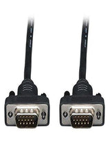 Tripp Lite P502-025-SM Low Profile VGA RGB HD15 M/M 25-Feet Coaxial Monitor Cable Black