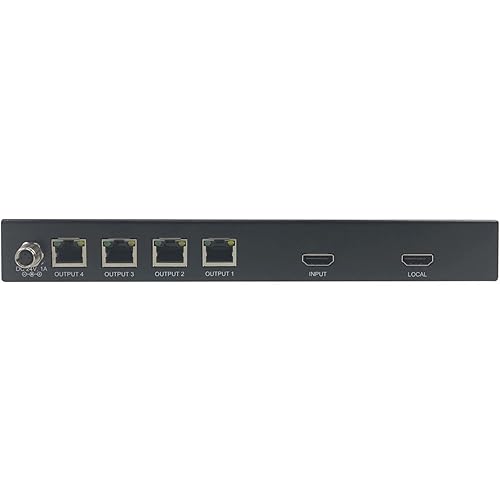 Tripp Lite 1x4 HDMI Over Cat6 Splitter for Medical Applications 4K60Hz PoC (B127M-004-H)