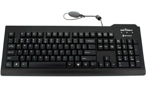Seal Shield Silver Seal Medical Grade Keyboard - Dishwasher Safe & Antimicrobial QWERTY is SSKSV208UK
