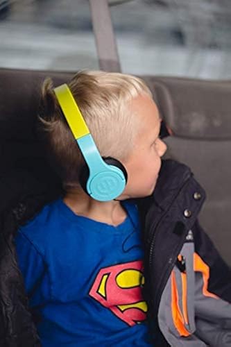 Wicked Audio Rad Rascal The Kid Safe Headphones, Sky Blue and Slime