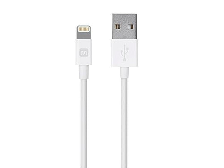 Monoprice Select Series Apple MFi Certified Lightning to USB Charge & Sync Cable, 3ft White for iPhone X, 8, 8 Plus, 7, 7 Plus, 6, 6 Plus, 5S, iPad Pro White 3-Feet