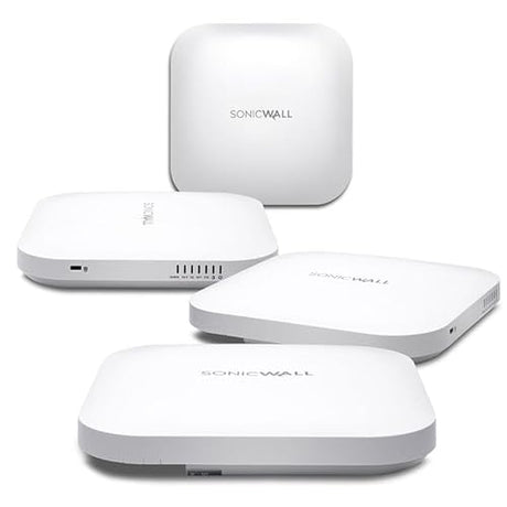 SONICWALL SONICWAVE 621 (US ONLY) Wireless Access Point 4-Pack Secure Upgrade Plus with Secure Cloud WiFi Management and Support 3YR (NO POE) (03-SSC-0719)