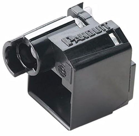 Panduit PSL-DCPLRX-BL Recessed RJ45 Plug Lock-in Device, 10 Devices and 1 Installation/Removal Tool, Polycarbonate